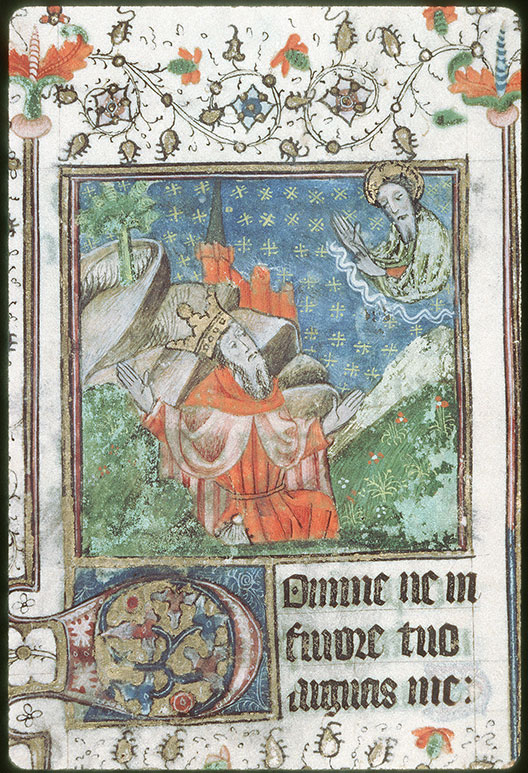 Heures à l'usage de Nantes - David priant Dieu