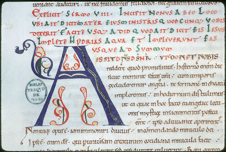 Tractatus in Evangelium Johannis - Initiale ornée