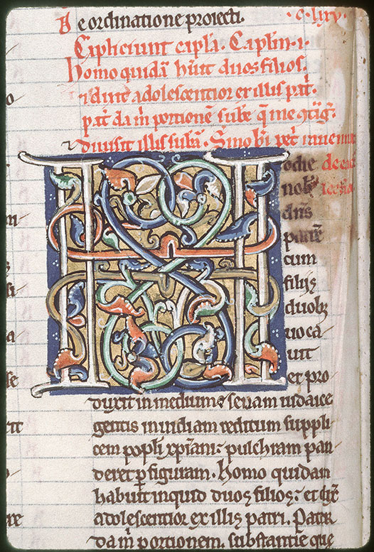 Sermones - Initiale ornée