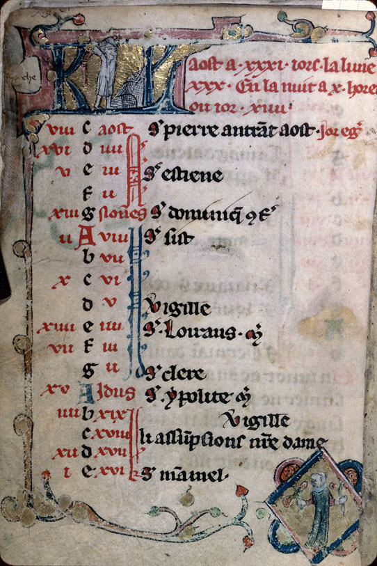 Heures/Vie de sainte Marguerite - Signe de la vierge