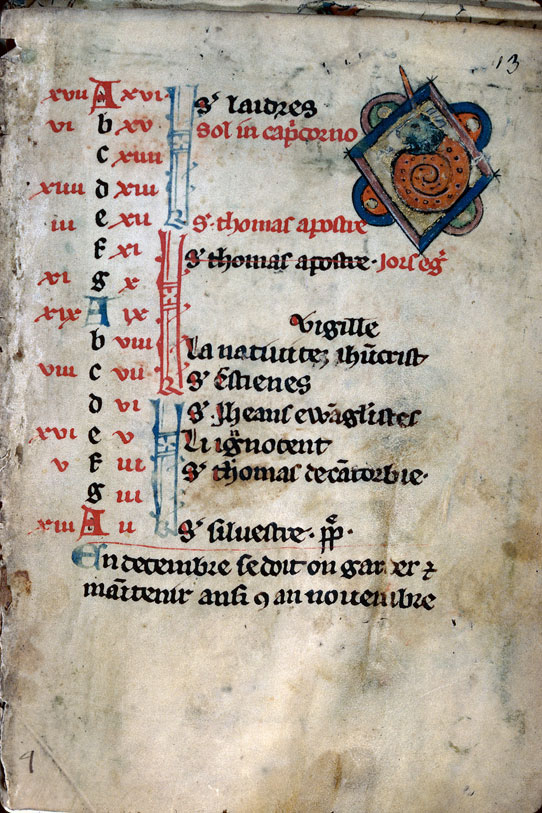 Heures/Vie de sainte Marguerite - Signe du capricorne