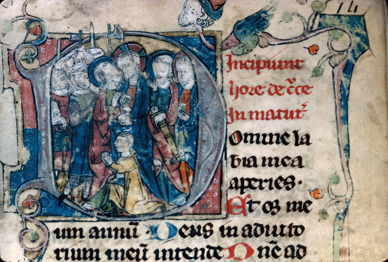 Heures/Vie de sainte Marguerite - Baiser de Judas