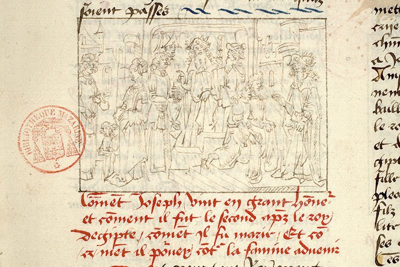 Fleur des histoires - Joseph devant Pharaon/Joseph, Asnat et leurs fils, Manassé et Ephraïm/Pharaon nommant Joseph ministre