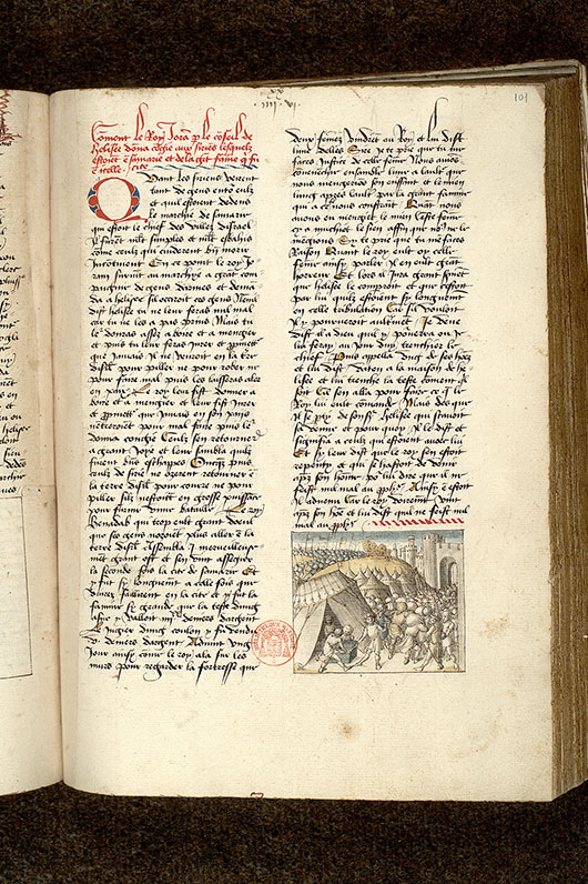 Fleur des histoires - Pillage du camp araméen par les habitants de Samarie_1