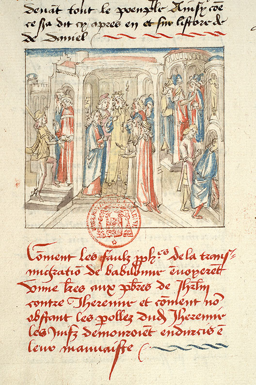 Fleur des histoires - Complot des faux prophètes exilés contre Jérémie/Emprisonnement de Jérémie/Jérémie prédisant la ruine de Jérusalem/Pashehur le prêtre frappant Jérémie