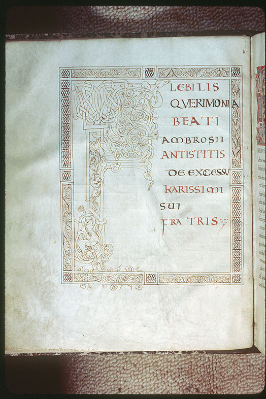 Recueil - Initiale ornée