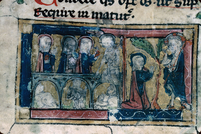 Heures/Vie de sainte Marguerite - Apparition à Madeleine/Saintes Femmes au tombeau