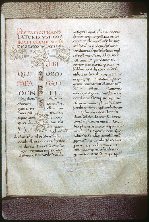 Recueil - Initiale ornée