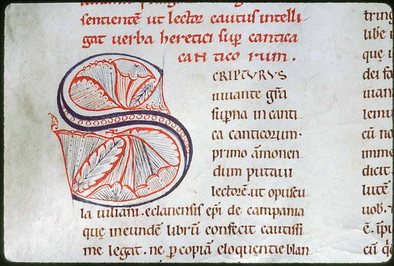 Recueil - Initiale ornée