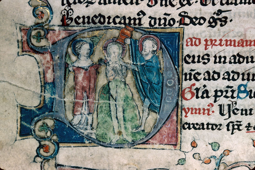 Heures/Vie de sainte Marguerite - Baptême du Christ