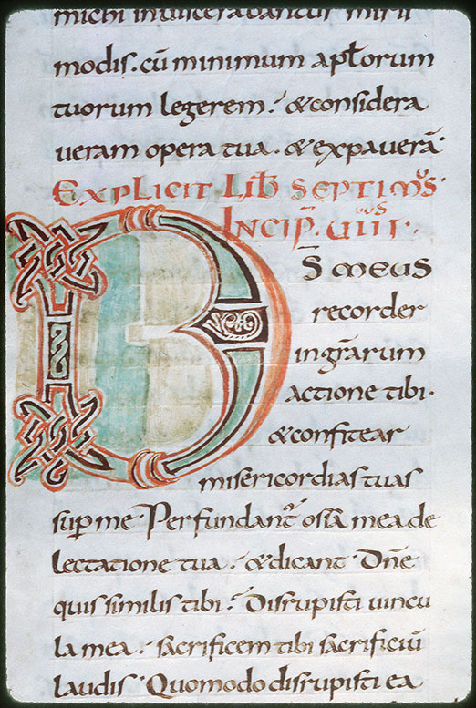 Confessiones - Initiale ornée
