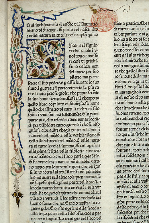 Tresor - Initiale ornée