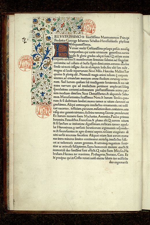 Historia ecclesiastica - Initiale ornée