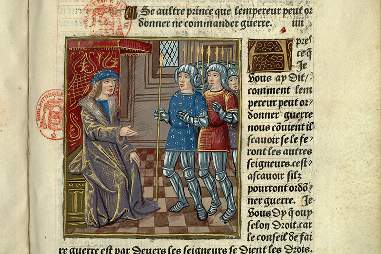 Arbre des batailles - Prince s'adressant à ses soldats