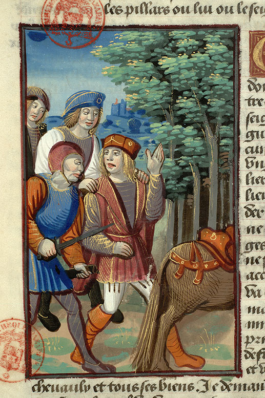 Arbre des batailles - Chevalier attaqué par des brigands