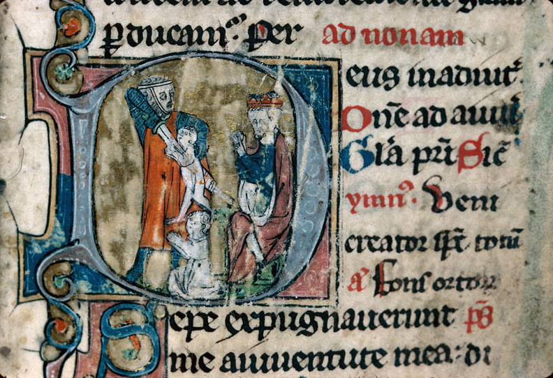 Heures/Vie de sainte Marguerite - Hérode ordonnant le massacre des Innocents