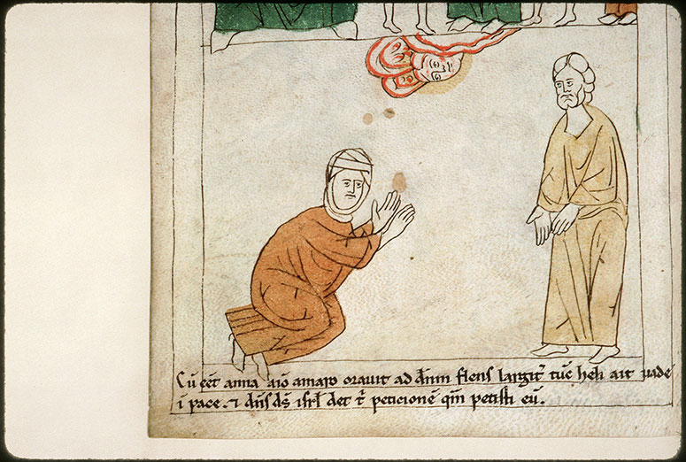 Bible en images - Anne priant au temple de Silo_0