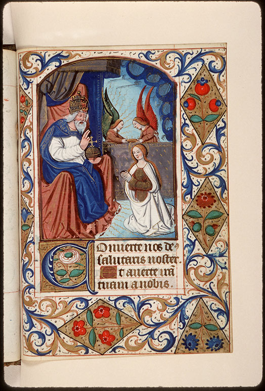 Heures à l'usage d'Amiens - Couronnement de la Vierge_1