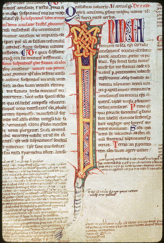 Decretum - Initiale ornée