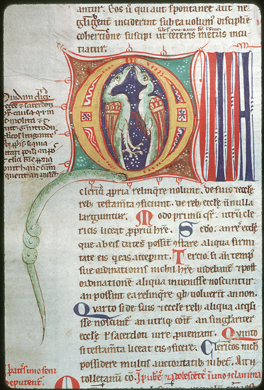 Decretum - Initiale ornée