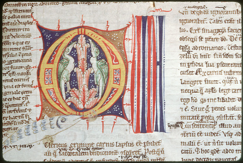 Decretum - Initiale ornée