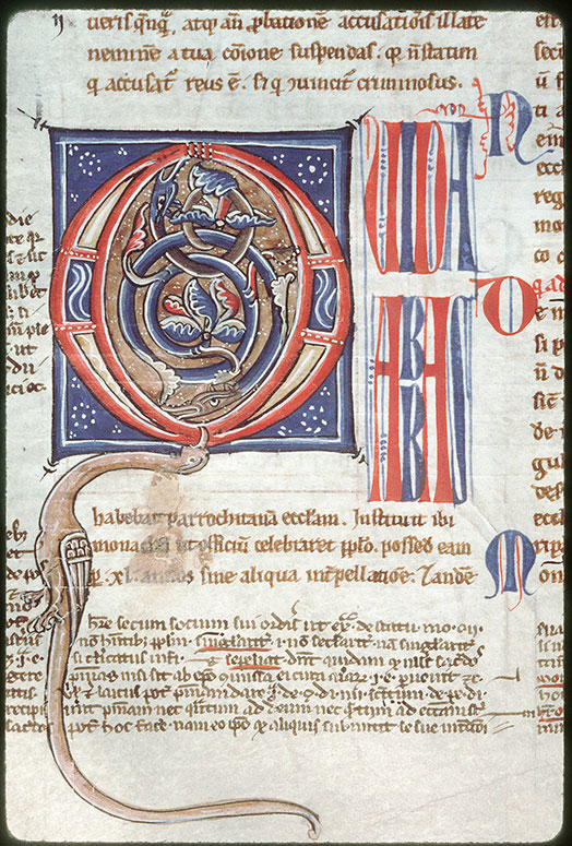 Decretum - Initiale ornée