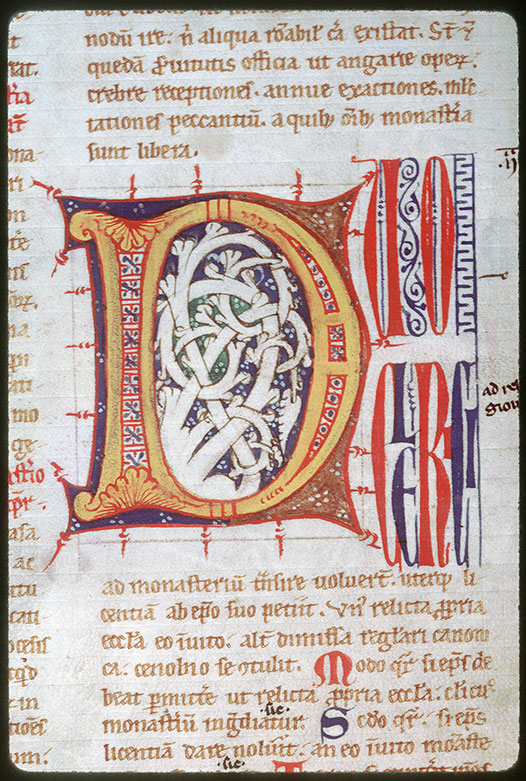 Decretum - Initiale ornée