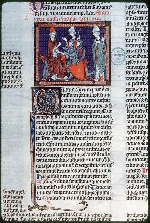 Decretum - Initiale ornée