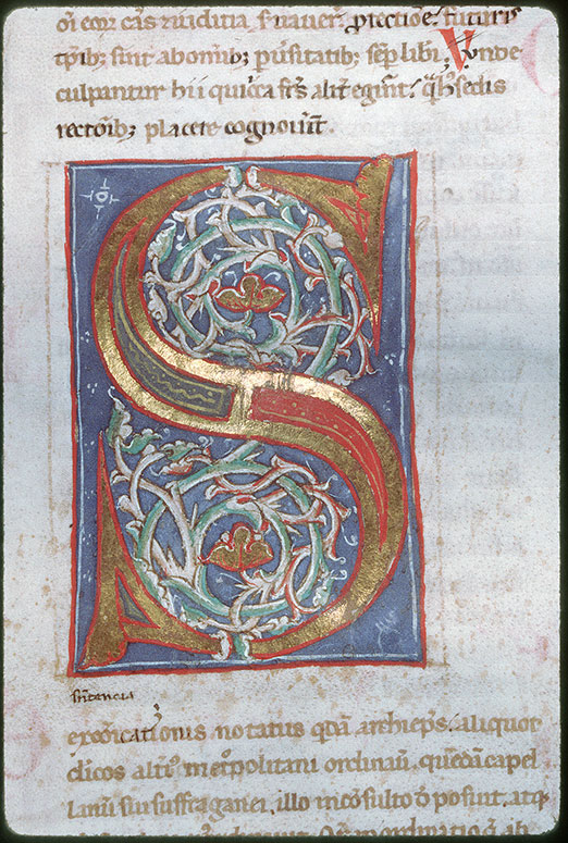 Decretum - Initiale ornée