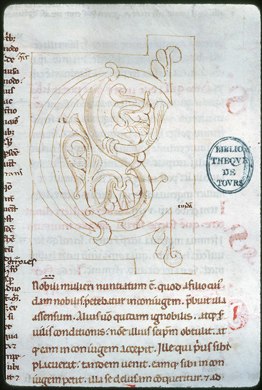 Decretum - Initiale ornée