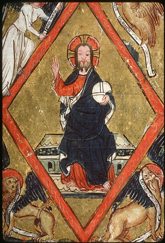  - Christ en majesté entouré du Tétramorphe_1