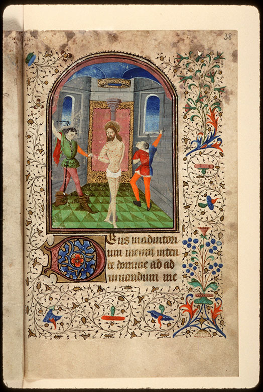 Heures à l'usage d'Amiens - Flagellation du Christ_1