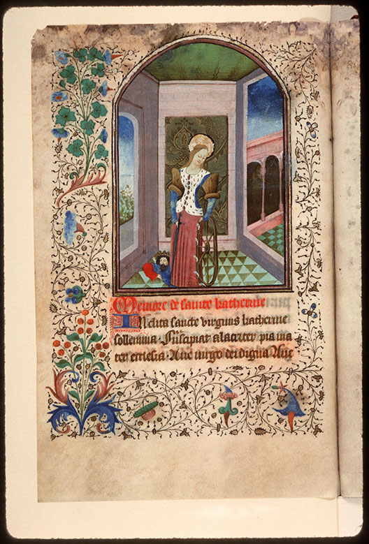 Heures à l'usage d'Amiens - Sainte Catherine_1