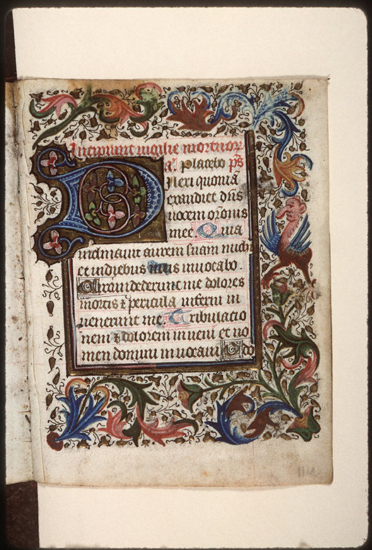 Heures - Page décorée