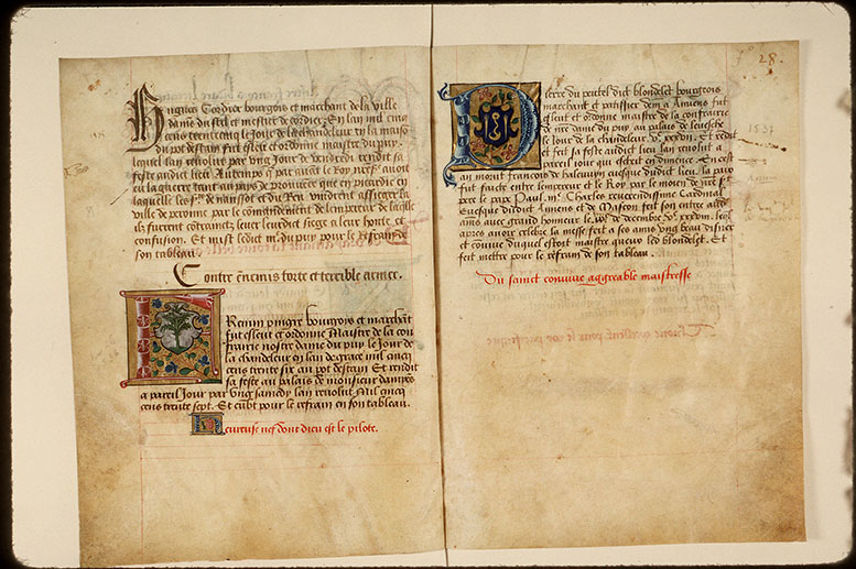 Registre des maîtres de la confrérie Notre-Dame du Puy d'Amiens - Armes de Fremin Pingré_1