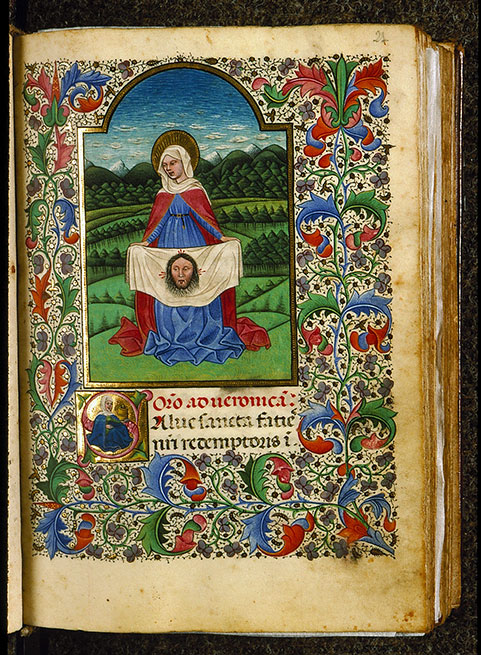 Heures à l'usage de Rome - Page décorée
