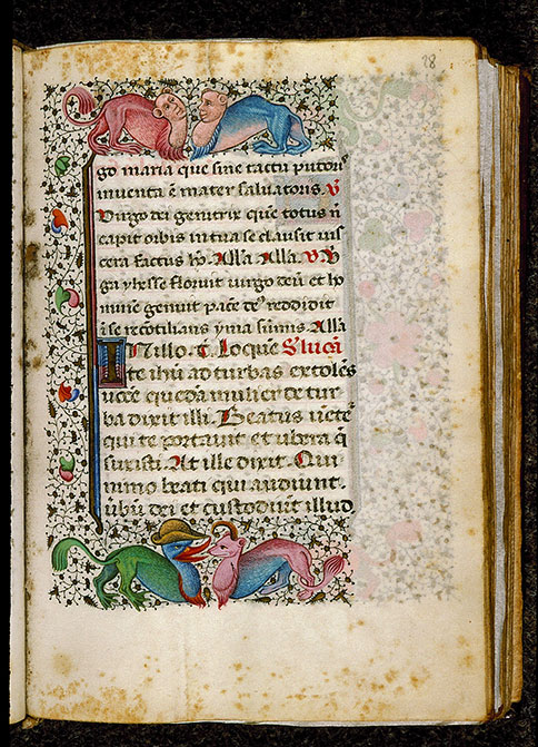 Heures à l'usage de Rome - Hybrides anthropomorphes et zoomorphes