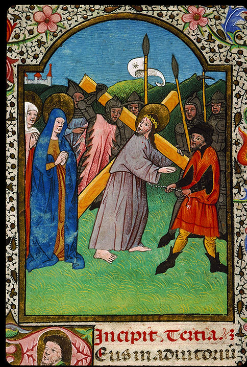 Heures à l'usage de Rome - Portement de croix