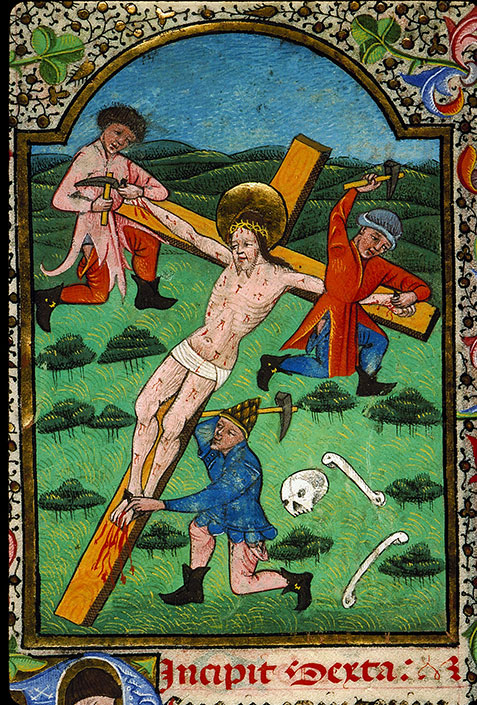 Heures à l'usage de Rome - Jésus cloué sur la croix