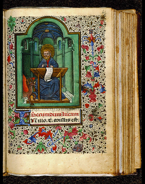 Heures à l'usage de Rome - Page décorée