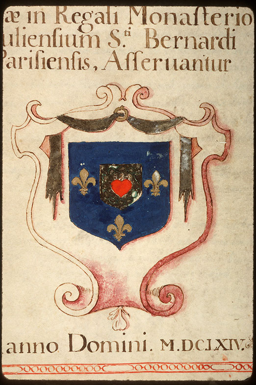 Inventaire des reliques du couvent des Feuillants de Paris - Armes du monastère royal des Feuillants à Paris_0