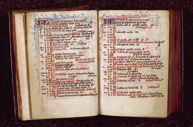 Diurnal cistercien - Initiales filigranées