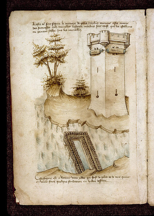 (Figures d'ouvrages de génie civil et militaire) - Tour