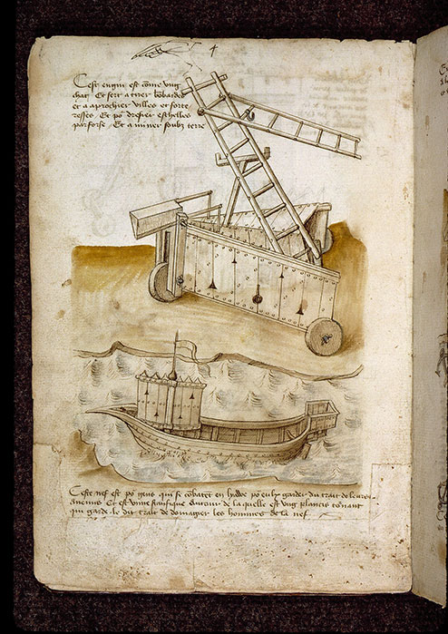 (Figures d'ouvrages de génie civil et militaire) - Flotte de guerre/Machine de guerre