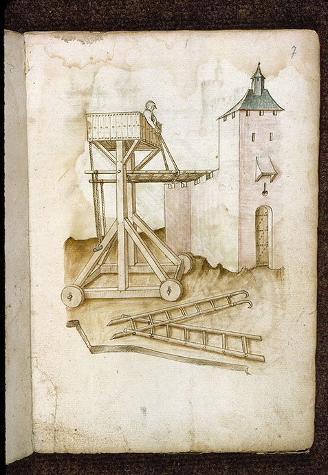 (Figures d'ouvrages de génie civil et militaire) - Machine de guerre