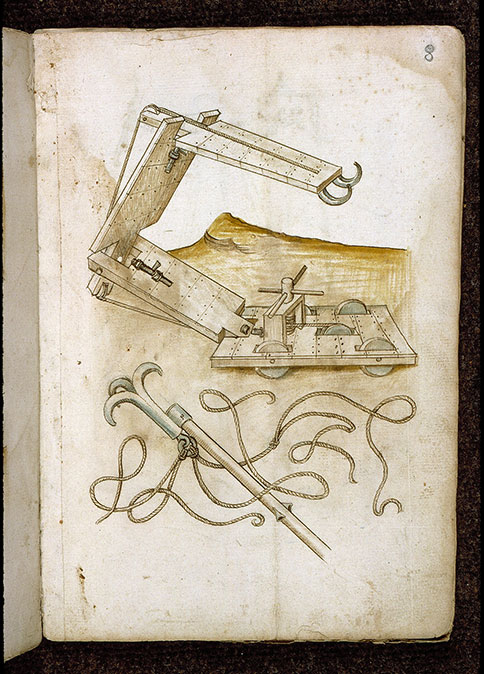 (Figures d'ouvrages de génie civil et militaire) - Grappin/Machine de guerre