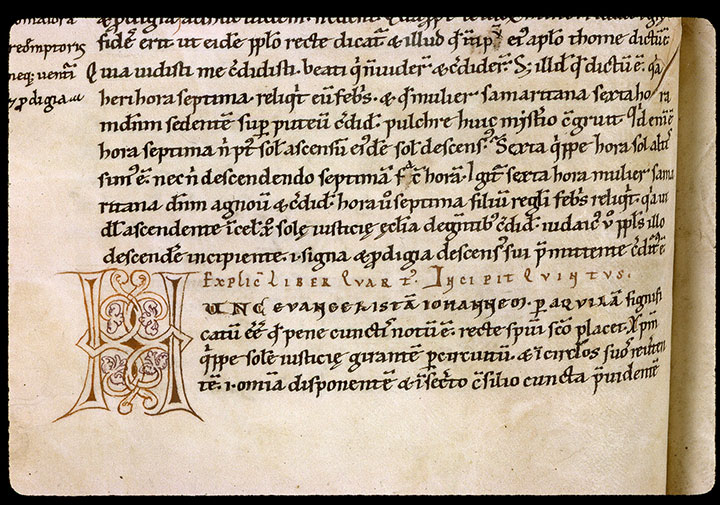 Comment. in Evangelium Johannis - Initiale ornée