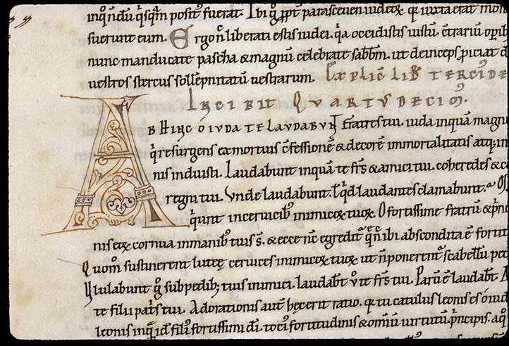 Comment. in Evangelium Johannis - Initiale ornée