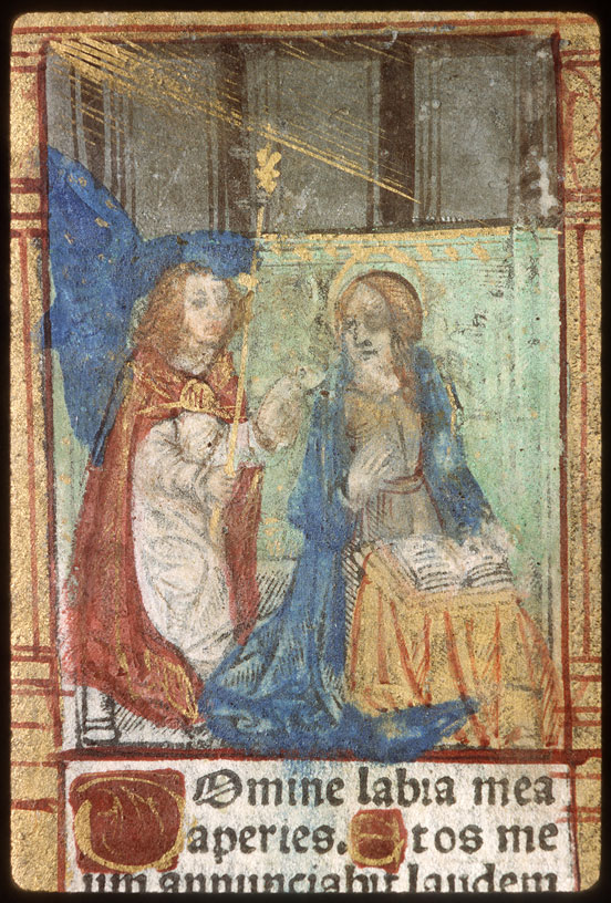 Heures - Page décorée