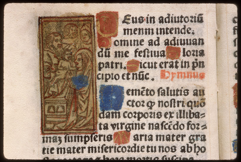 Heures - Présentation au Temple